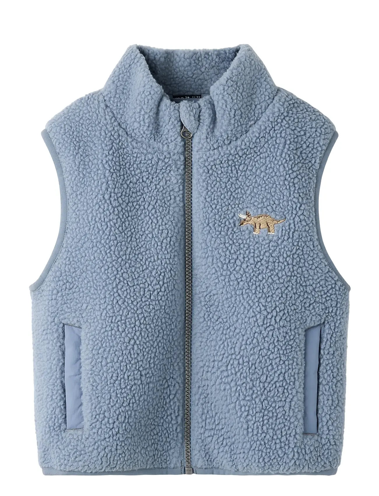 NAME IT Nmmmall Sherpa Vest Blau - 98 - Kinder