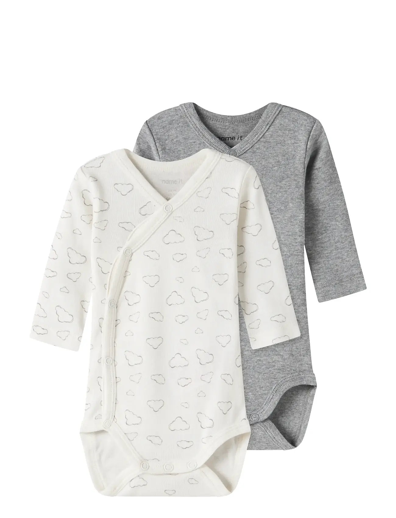 NAME IT Nbnbody 2P Ls Wrap Cloud Noos Cream - 62 - Kinder