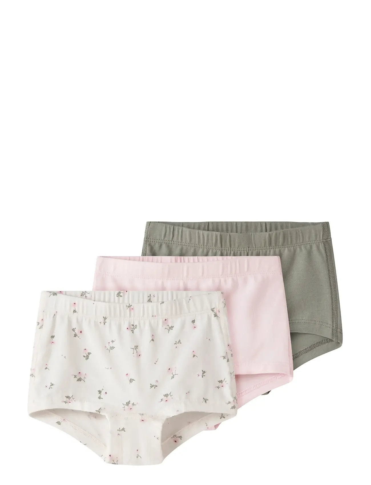 NAME IT Nmftights 3P Jet Stream Flower Noos Pink - 116 - Kinder