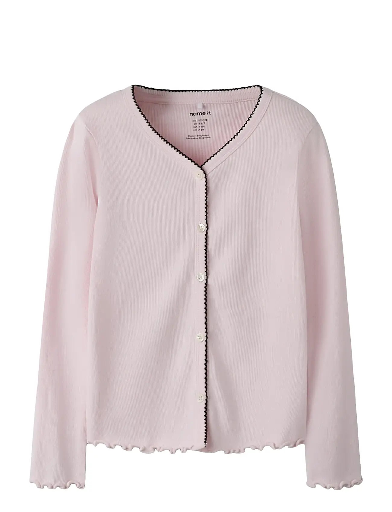NAME IT Nkffiona Ls Slim Oberteil Pb Pink - 146-152 - Kinder
