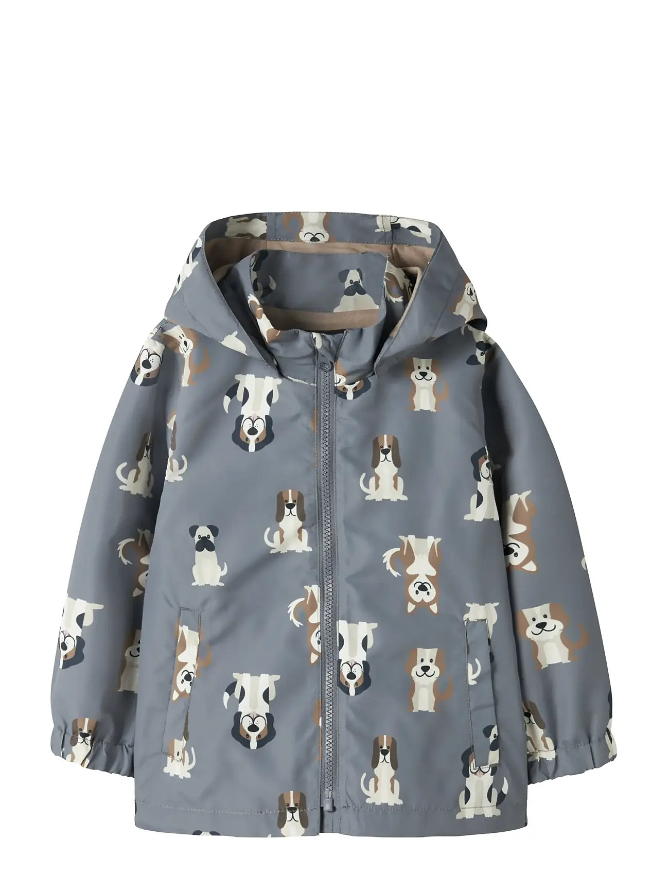 NAME IT Nmmmax Jacke Li Aop Noos Beige - 110 - Kinder