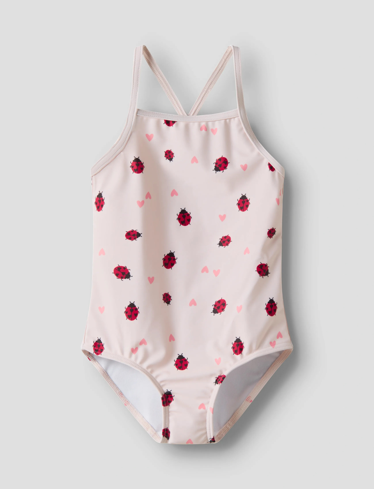 name it Nmfzizla Swimsuit Box Tb, 122-128, Pink, Badetøj > Badedragter, Børn