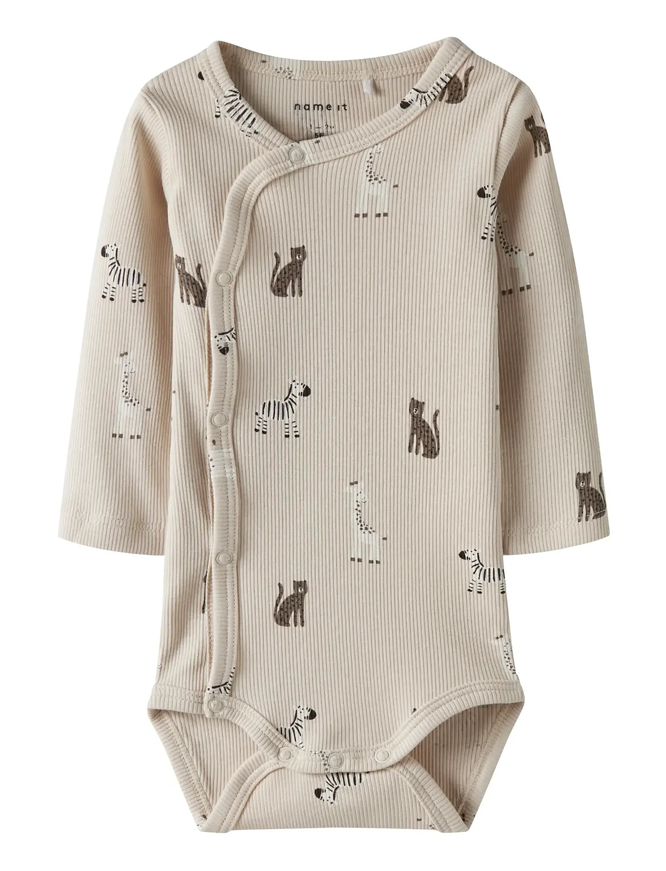 NAME IT Nbntolla Ls Wrap Body Beige - 62 - Kinder