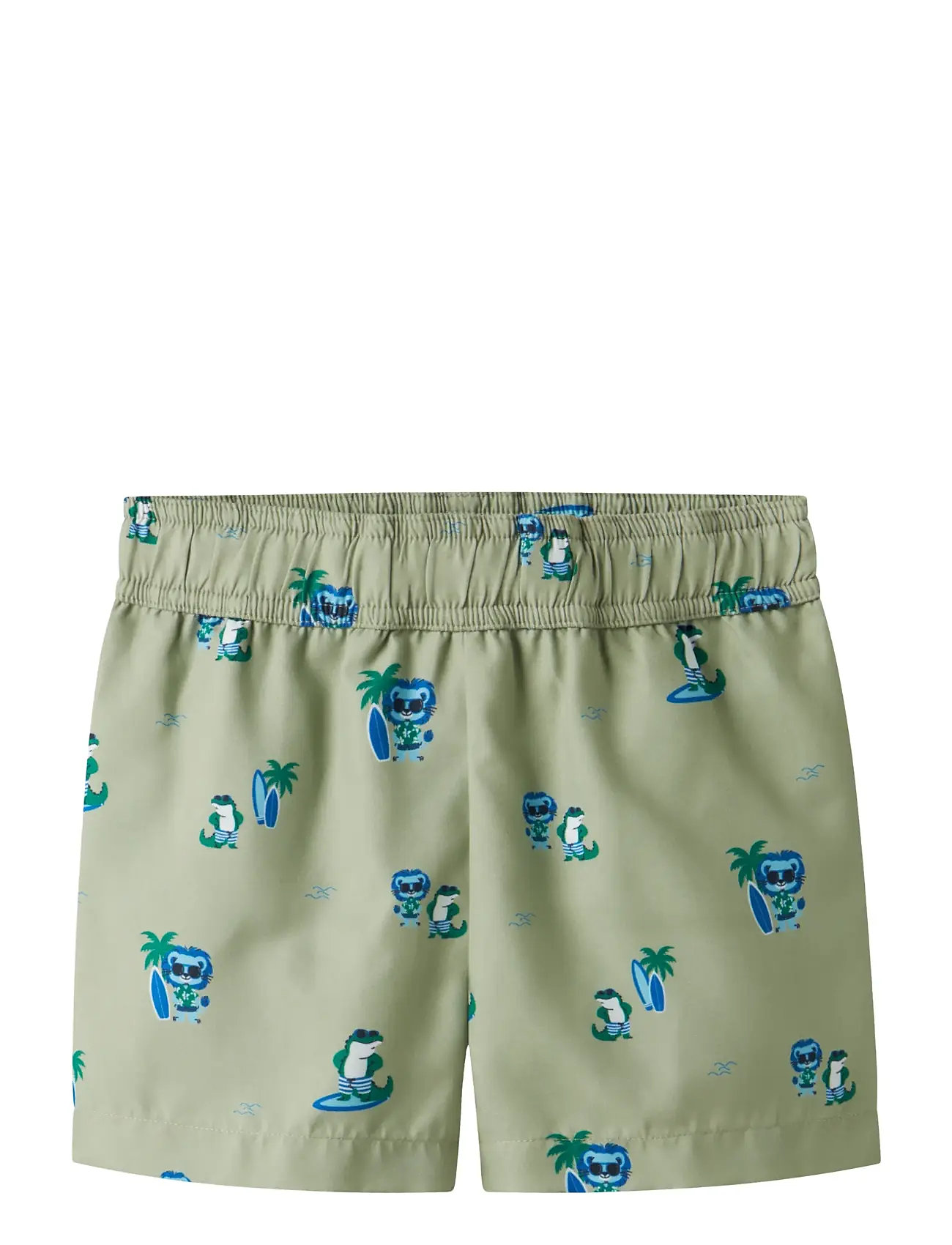 NAME IT Nmmzaka Badeshorts Tb Khaki - 116 - Kinder
