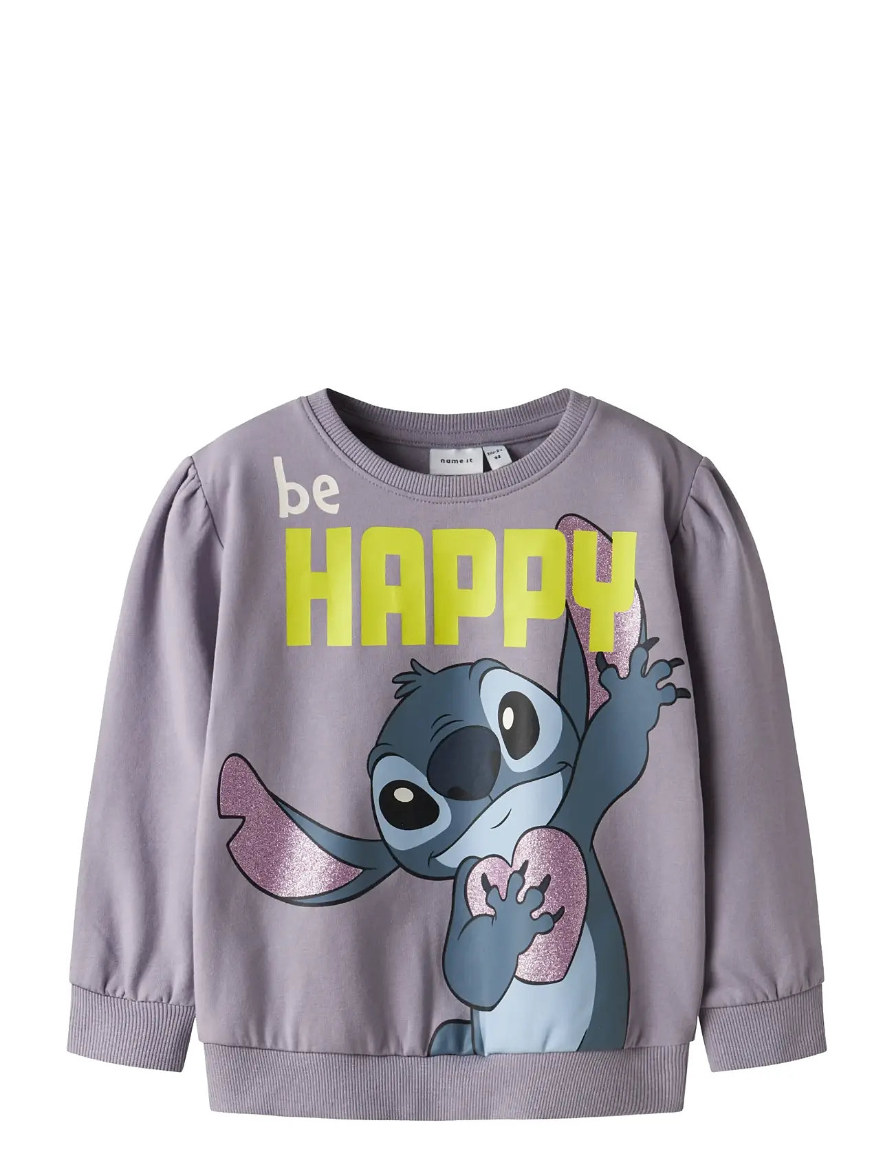 NAME IT Nmfdidi Stitch Sweat Unb Noos Wdi Lila - 122-128 - Kinder