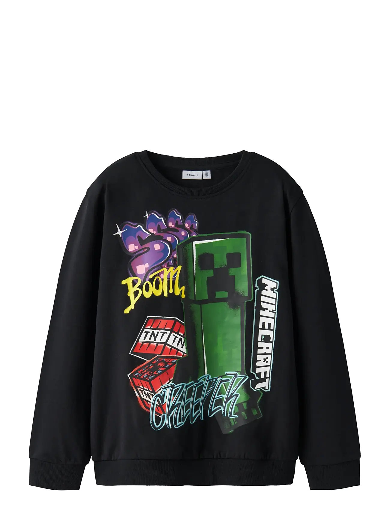 NAME IT Nkmdai Minecraft Nreg Sweat Bru Noos Bfu Schwarz - 116 - Kinder