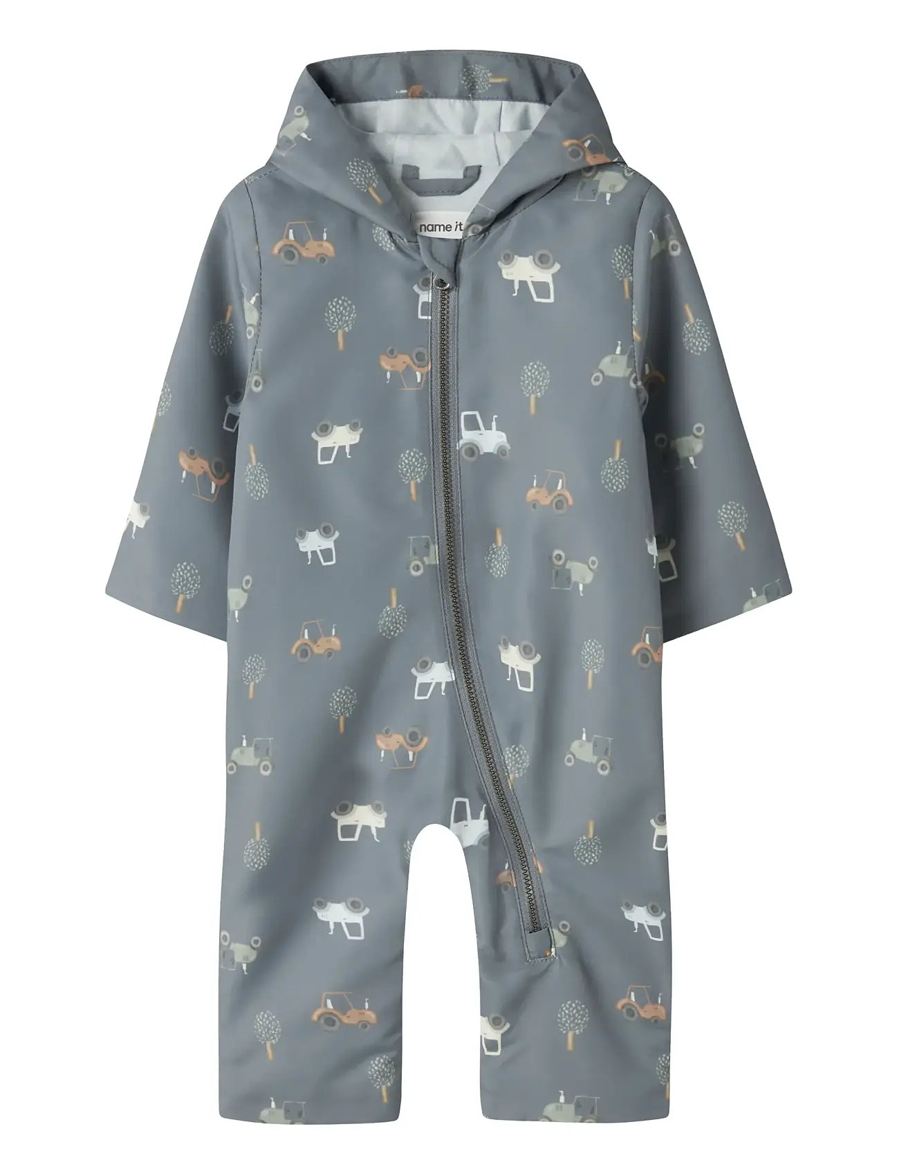 NAME IT Nbmmax Anzug Li Aop Grau - 50-56 - Kinder