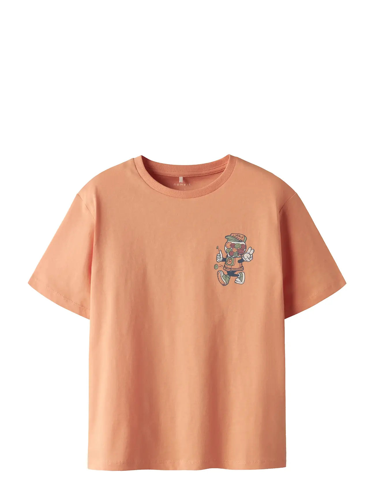 NAME IT Nkmbanon Ss Nreg Oberteil Box Ps Orange - 146-152 - Kinder