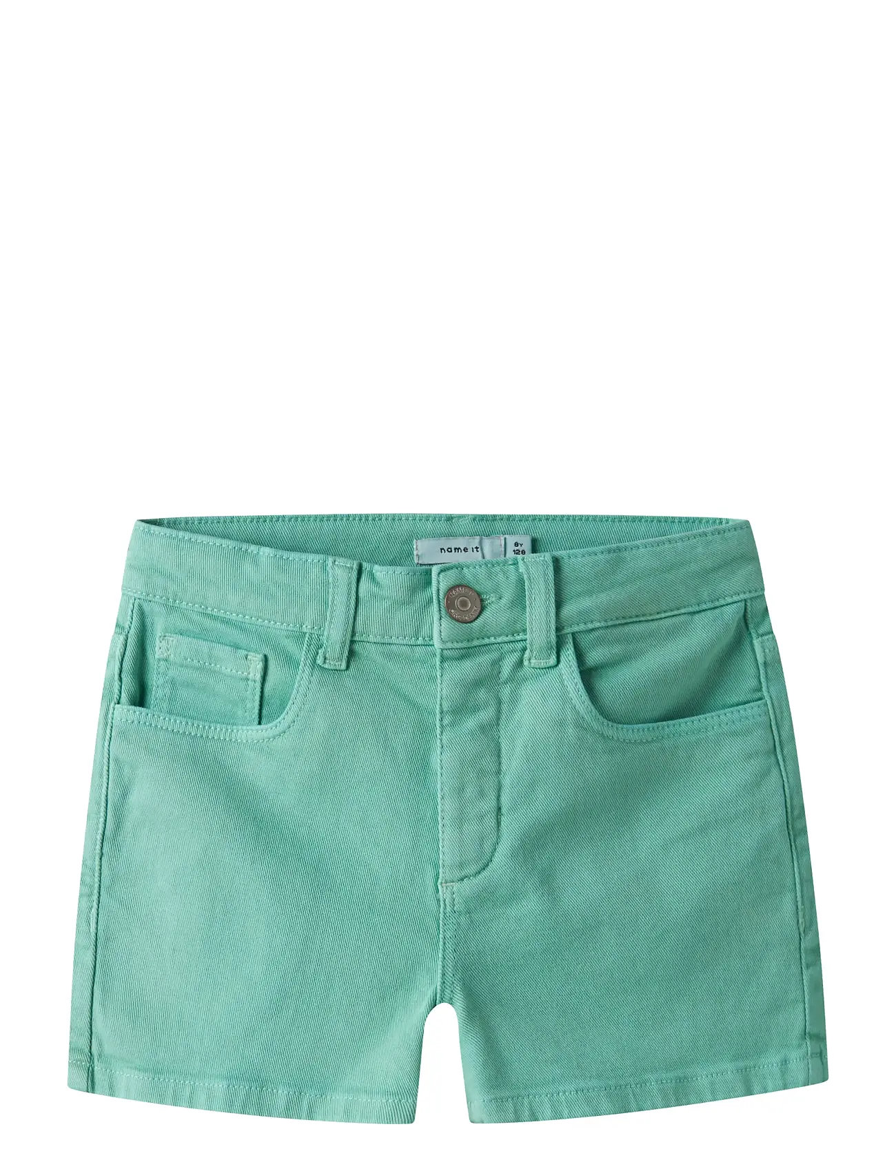 NAME IT Nkfrose Mom Twill Shorts 1081-Bk Noos Grün - 164 - Kinder