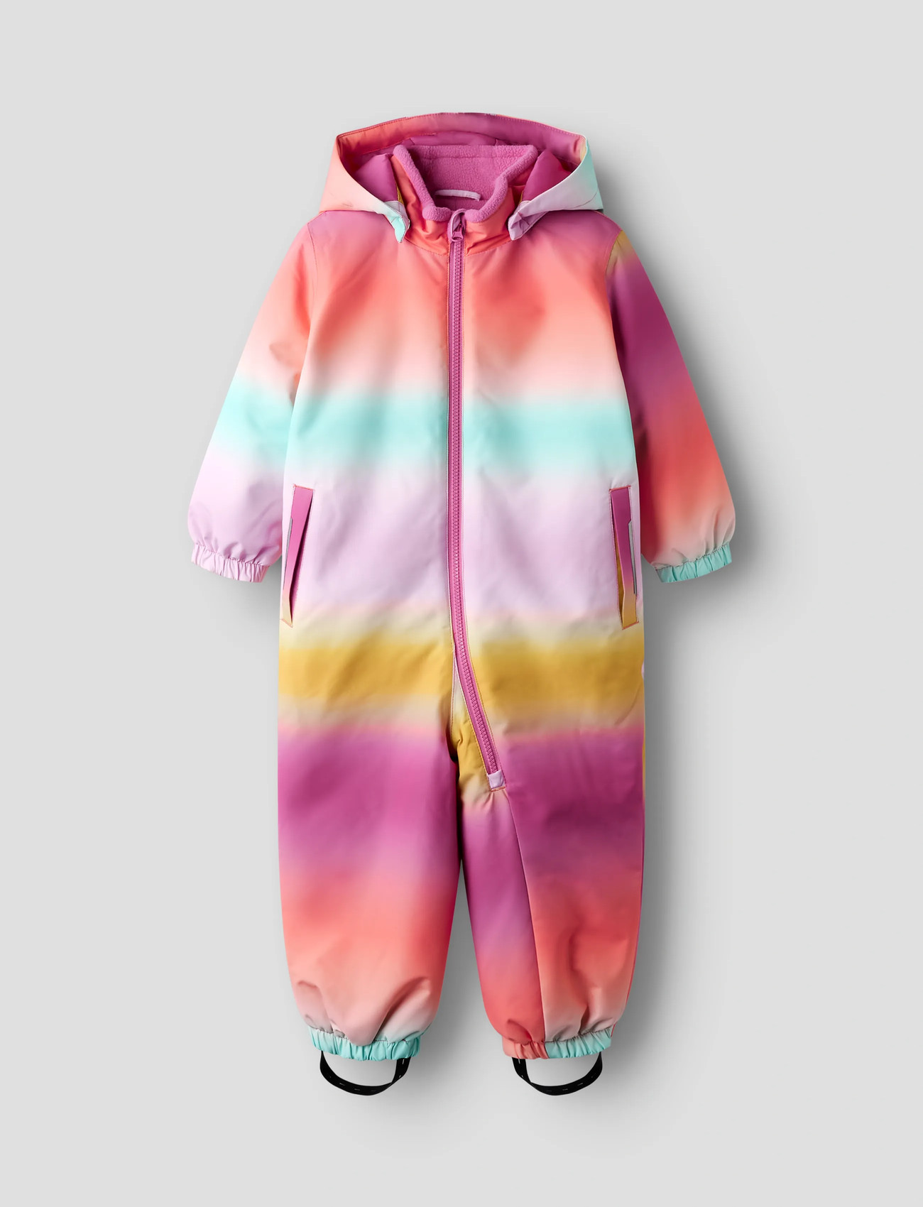 name it Nmfpsnow10 Suit Aop Flow Fo, 86, Pink, Overalls > Softshell-Overalls, Børn