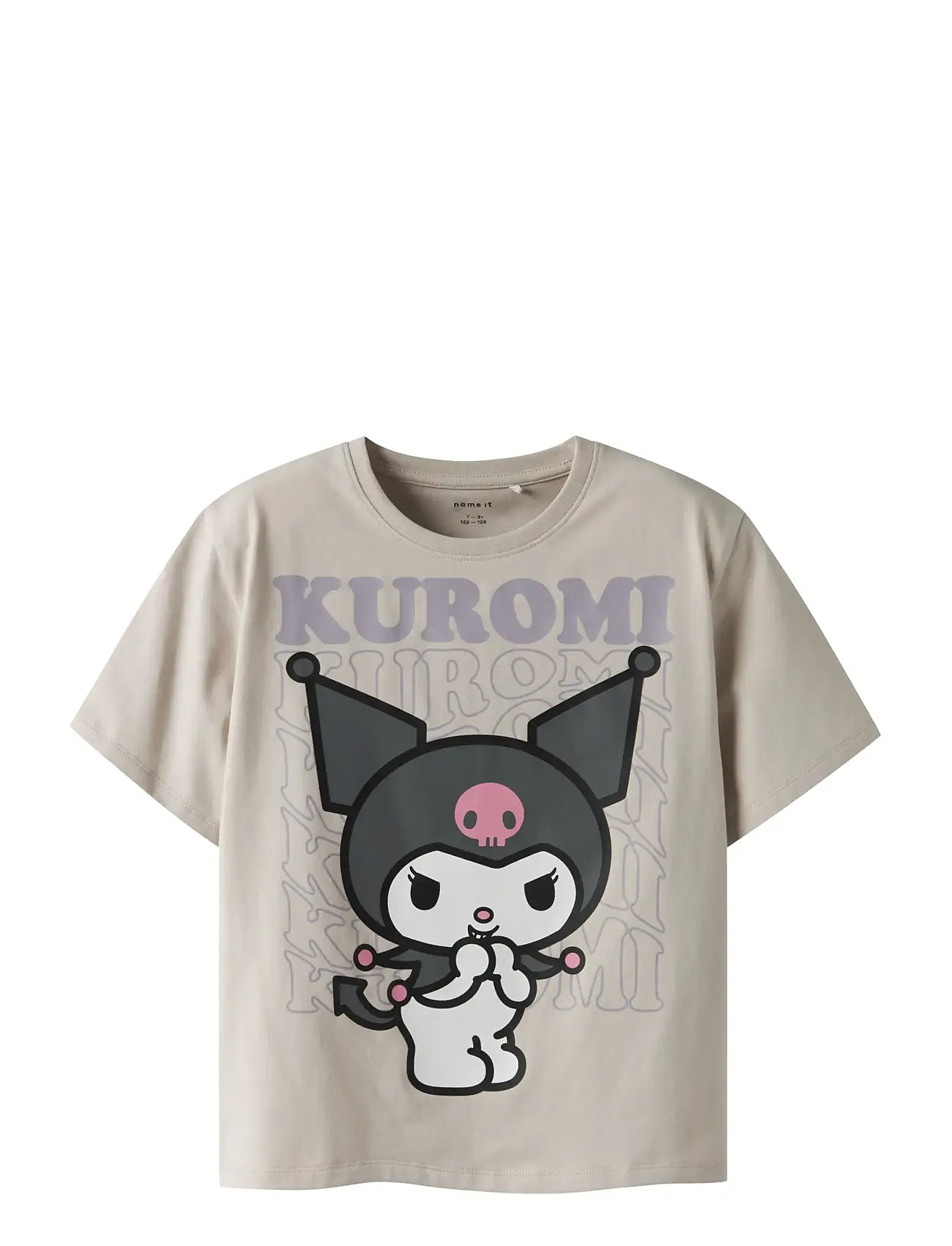 NAME IT Nkfdykra Kuromi Ss Nreg Oberteil Noos Sky Cream - 116 - Kinder