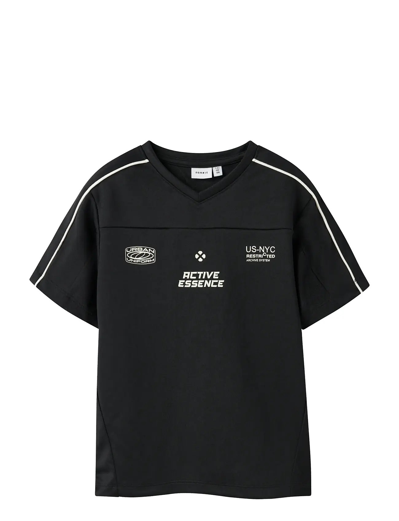 NAME IT Nkmdimso Ss Nreg Oberteil Schwarz - 122-128 - Kinder