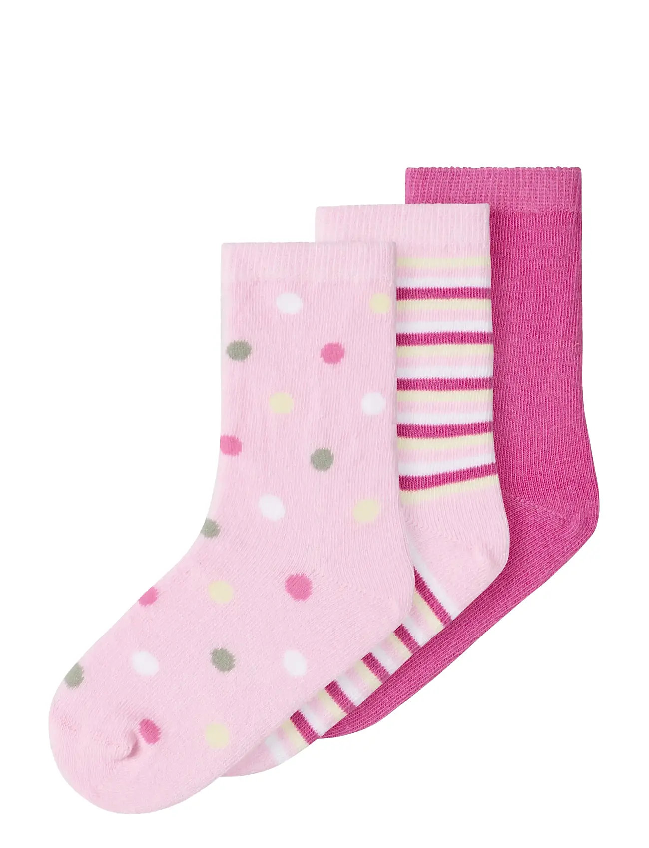 NAME IT Nmfdottisia 3P Socke Pink - 31-33 - Kinder