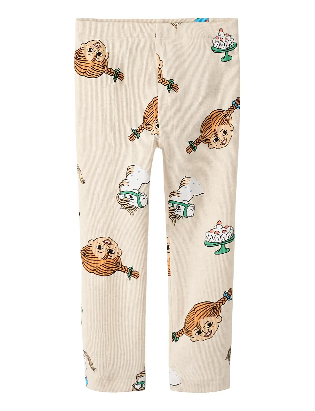 NAME IT Nmfsoca Pippi Legging Lnoos Sky Cream - 104 - Kinder