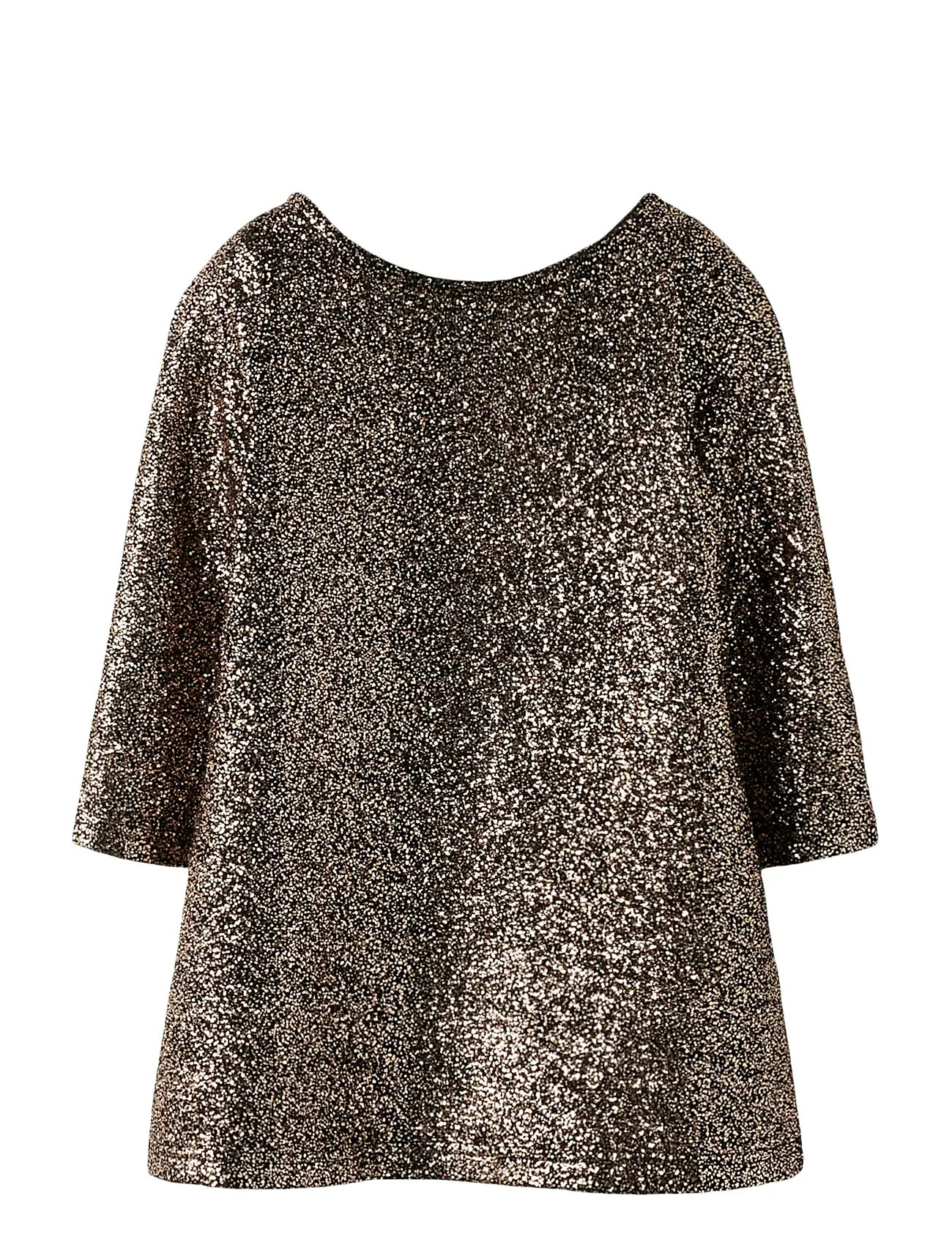name it Nmfditsa Ls Dress, 98, Gold, Kjoler > Festkjoler, Børn