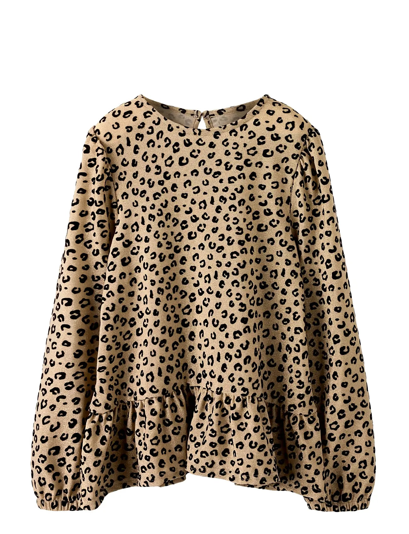 NAME IT Nkfrebekka Ls Oberteil Beige - 122-128 - Kinder