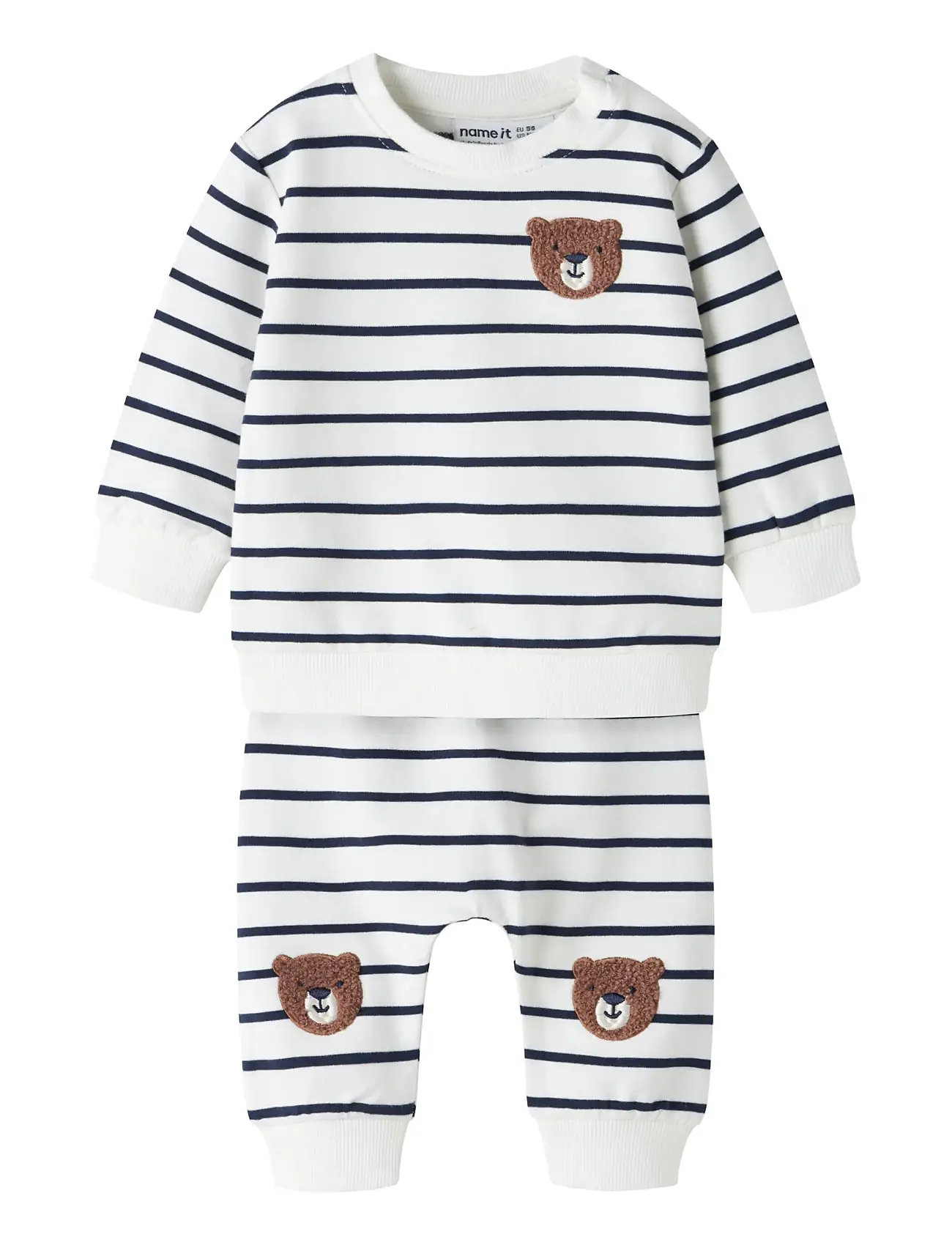 NAME IT Nbmdaddel Ls Sweat Set Navy - 74