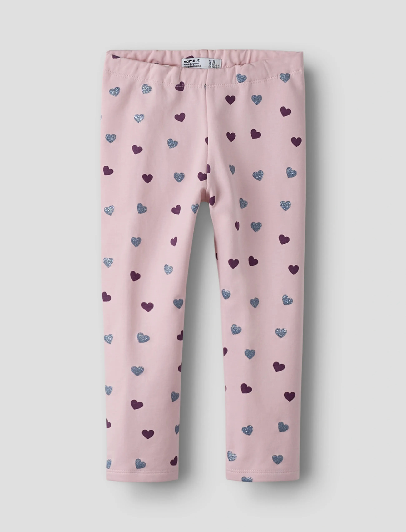 name it Nmfsolea Legging Swe Bru, 80, Pink, Underdele > Leggings, Børn