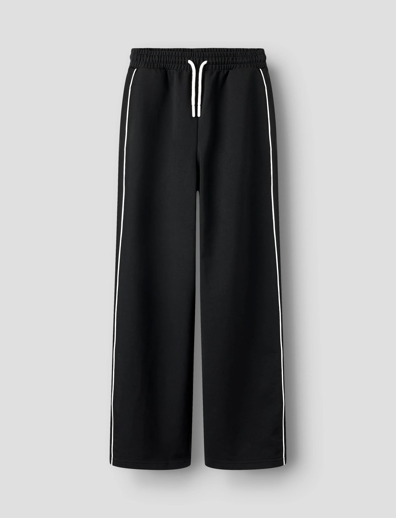 name it Nkfsisa Wide Pant Swe Unb, 140, Black, Underdele > Bukser, Børn