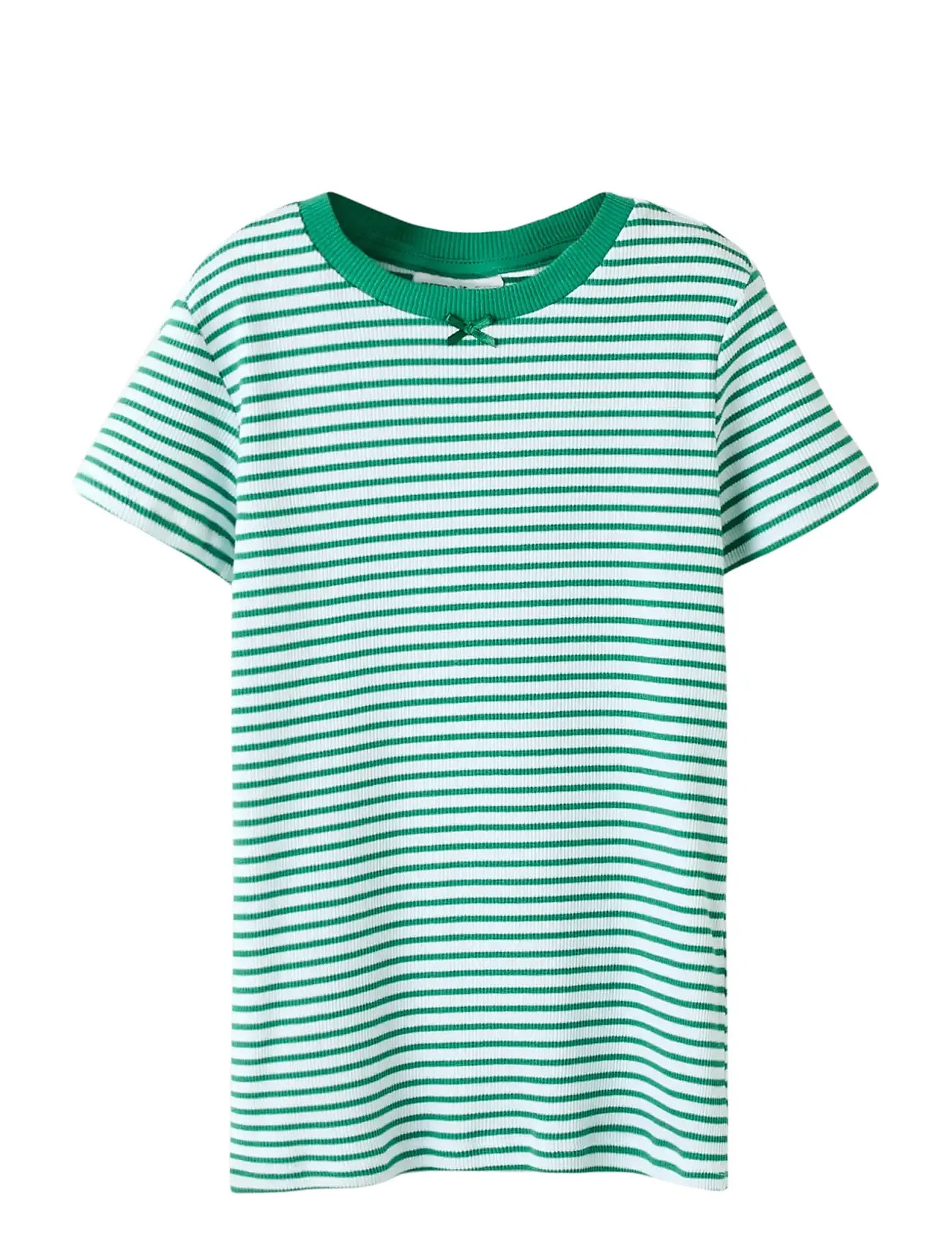 NAME IT Nkfofrida Ss Slim Oberteil Grün - 122-128 - Kinder