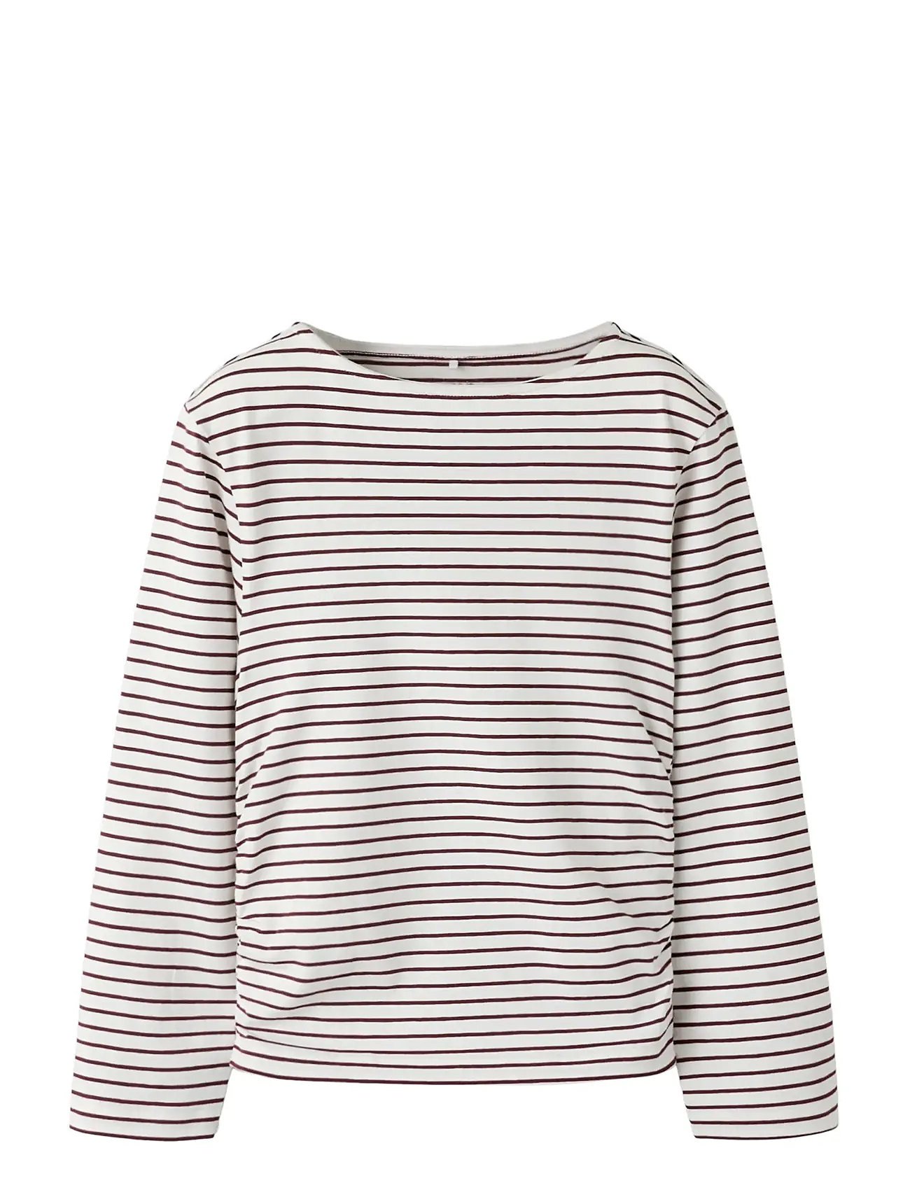NAME IT Nkfsilke Ls Oberteil Burgundy - 122-128 - Kinder