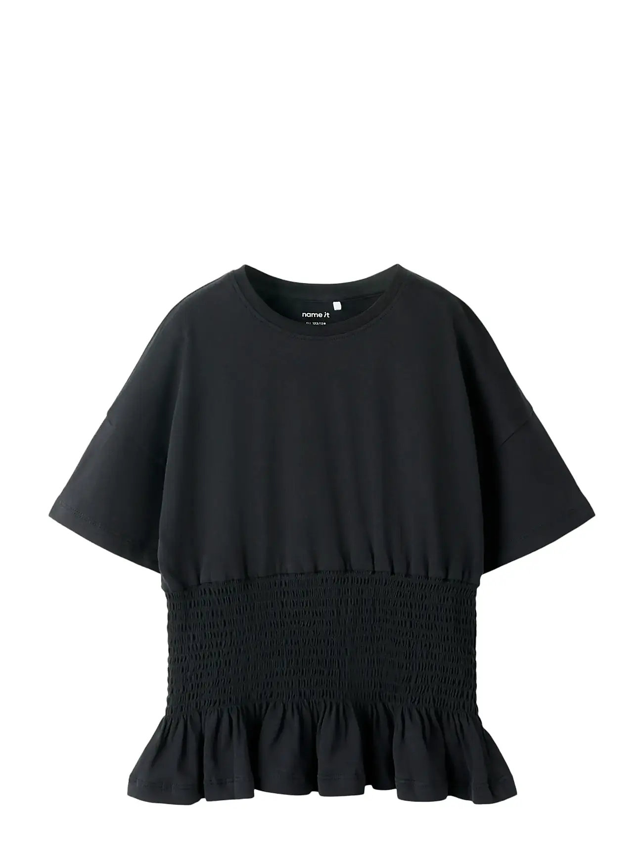 NAME IT Nkfsilly Ss Oberteil Schwarz - 122-128 - Kinder