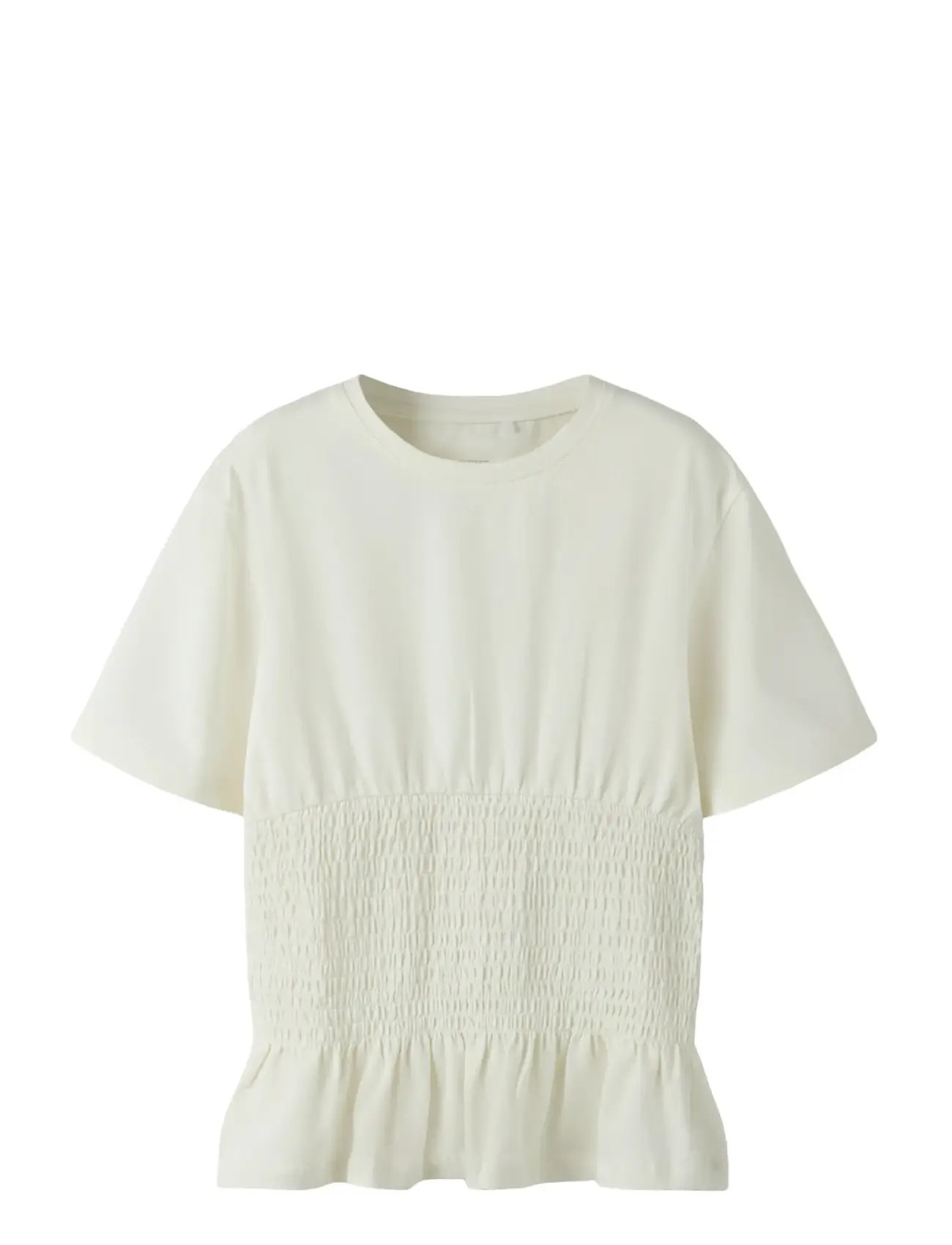 NAME IT Nkfsilly Ss Oberteil Cream - 122-128 - Kinder