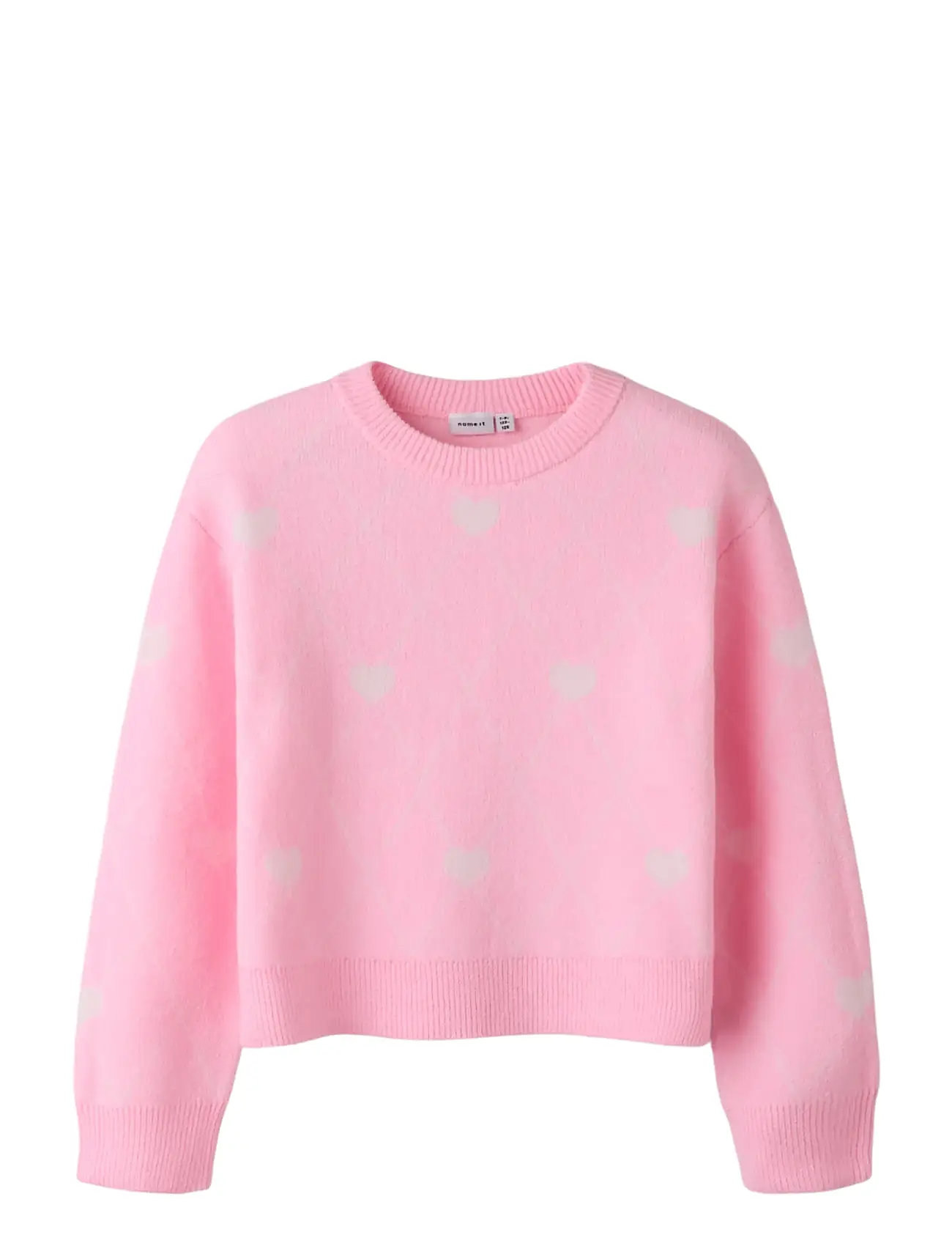 NAME IT Nkfsinia Ls Knit Pink - 122-128 - Kinder