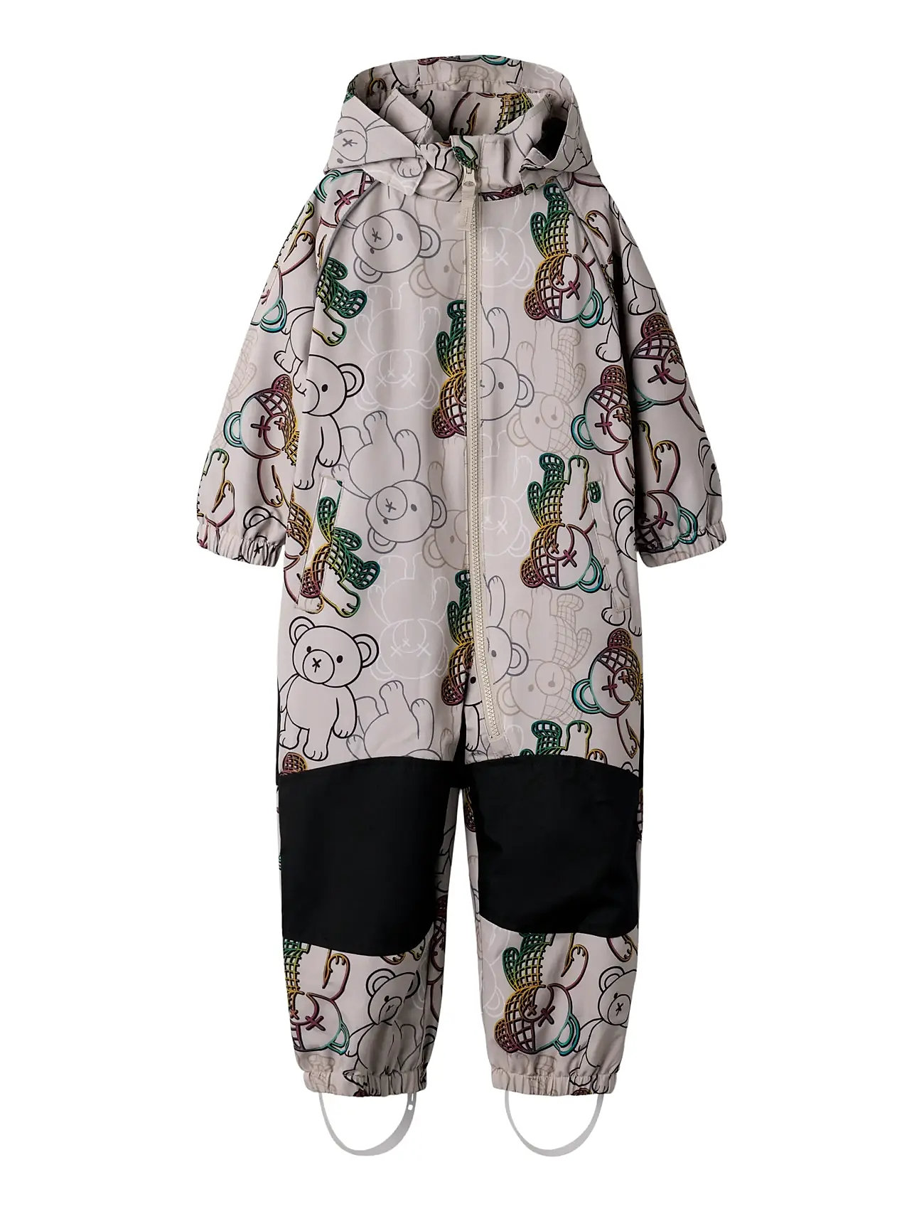 name it Nmmalfashell08 Suit Aop Fo, 86, Grey, Overalls > Shell-Overalls, Børn