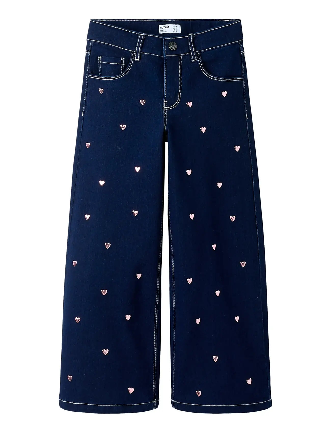 NAME IT Nkfsalli X-Wide Jeans 1116-Ya Navy - 116 - Kinder