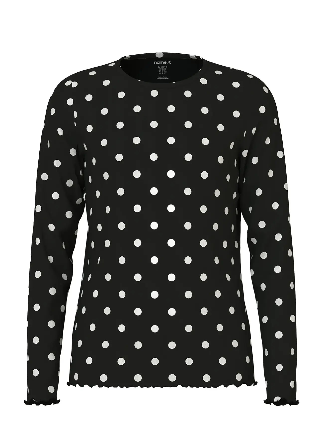 NAME IT Nkfsallie Ls Oberteil Schwarz - 122-128 - Kinder