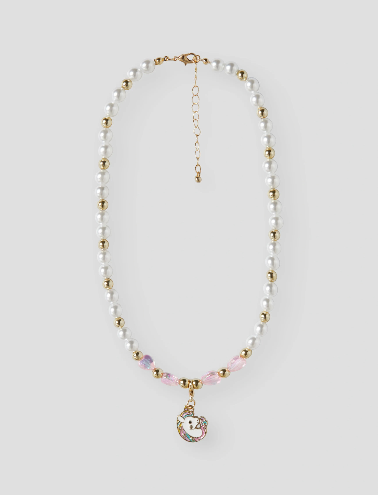 name it Nmftinna Necklace, One Size, White, Kids Smykker > Halskæder, Børn