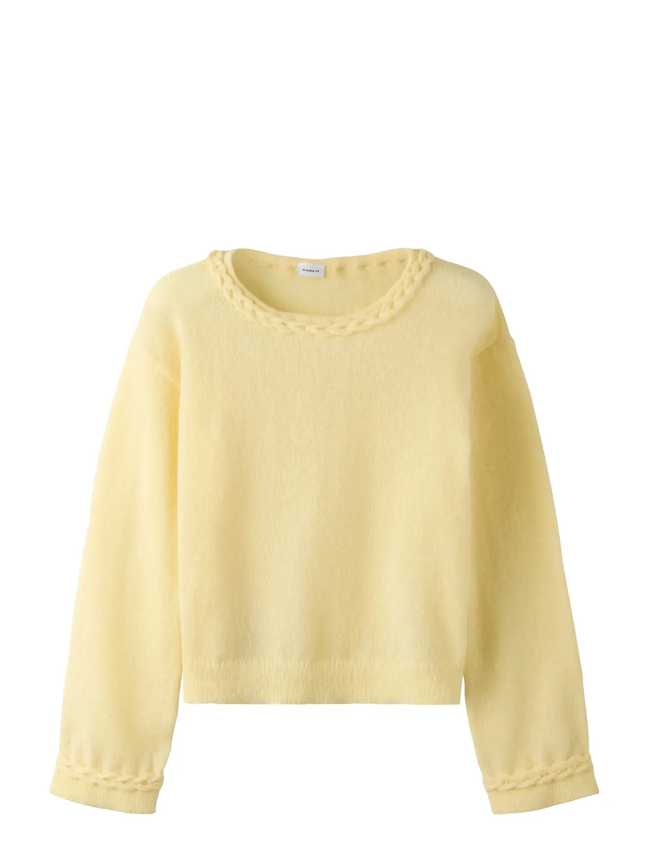 NAME IT Nkfdallisy Ls Knit Gelb - 122-128 - Kinder