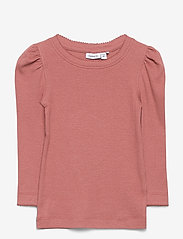 NMFKABEXI LS SLIM TOP - WITHERED ROSE