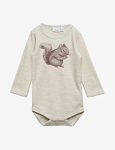 NBNWUP WOOL/CO LS  BODY XIX - PEYOTE