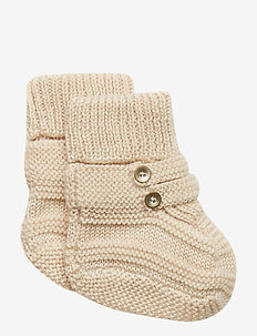 NBNWRUNI WOOL KNIT SLIPPERS XIX - PEYOTE