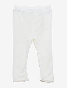 NBFWANG WOOL NEEDLE LEGGING NOOS XIX - SNOW WHITE