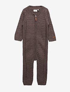 NBMWRILLA WOOL LS KNIT SUIT NOOS XIX - IRON