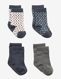 NBMWAK WOOL 4 PACK SOCK XIX - OMBRE BLUE