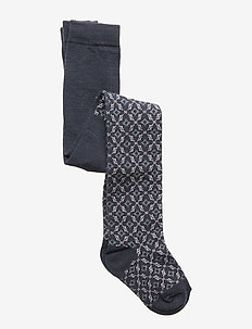 NMFWAK WOOL PANTYHOSE AOJ XIX - OMBRE BLUE