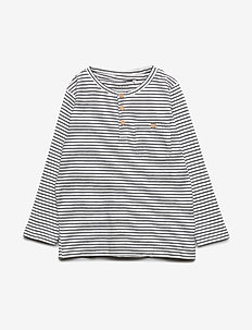 NKMVALENTIN LS TOP T NOOS - SNOW WHITE