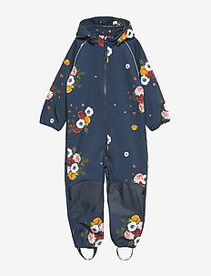 NMFALFA SUIT BIG FLOWER 1FO - DARK SAPPHIRE