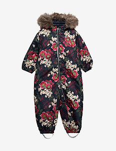 NMFSNOW08 SUIT BIG FLOWER 1FO NOOS - DARK SAPPHIRE