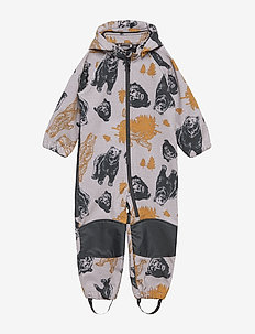 NMMALFA SUIT BEAR 1FO - DARK GREY MELANGE