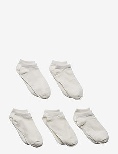 NKNFOOTIE 5P WHITE NOOS - socks & underwear - bright white