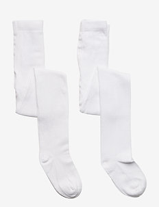 NKNPANTYHOSE 2P WHITE NOOS - BRIGHT WHITE
