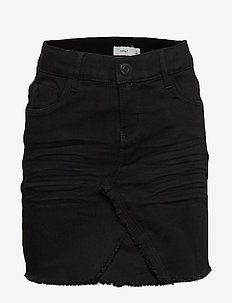 NKFSALLI DNMTACILLE 7240 SKIRT NOOS - BLACK DENIM
