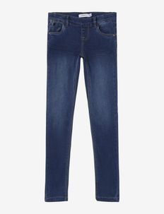 NKFPOLLY DNMTORA 3238 LEGGING NOOS - DARK BLUE DENIM