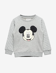 NMMMICKEY LOUIS SWE UNB WDI - GREY MELANGE