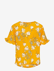 NKFVINAYA SS BLOUSE K - GOLDEN ORANGE
